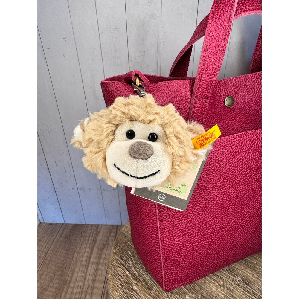 Steiff Bingo Monkey Keyring Bingo Monkey Bag Charm Bingo Collectibles NEW!